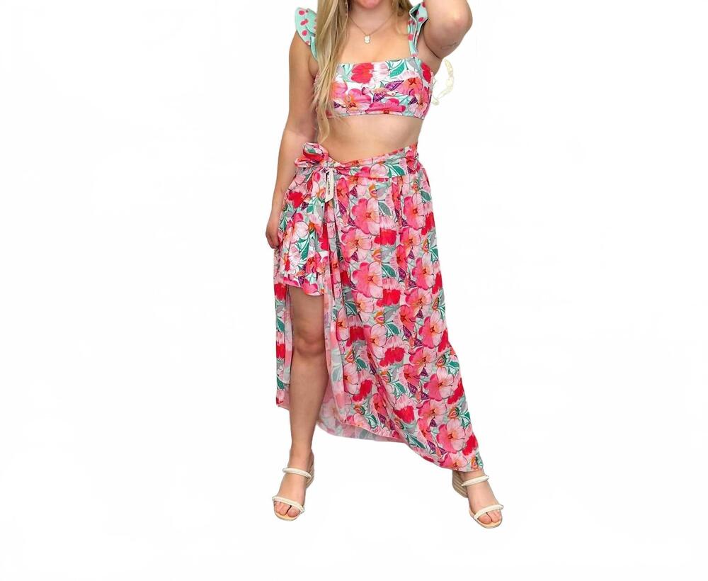 NEW BLAKELEY breathing ocean air two-piece swim set in floral